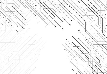 abstract background with technology circuit board vector image