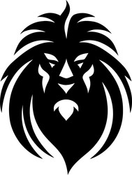 lion logo design symbol of strength and majesty Vector Image