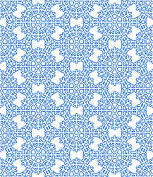 snowflake hexagon pattern vector image