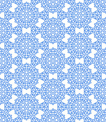 Snowflake hexagon pattern vector