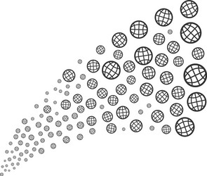 Globe source stream vector