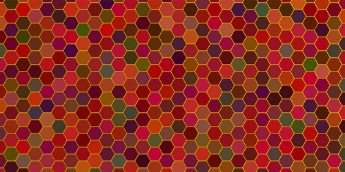 abstract hexagonal background colorful vector image