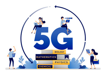 Design of implemented 5g internet for easier vector