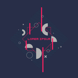 Dynamic Abstract Shapes Background vector image