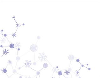 snowflakes background vector