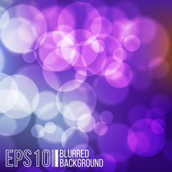 bright background with bokeh effect vector image