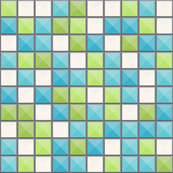 3d pyramids seamless pattern background vector image