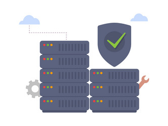 big data developer analytics vector image