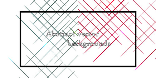 Seamless geometric pattern of colored lines vector