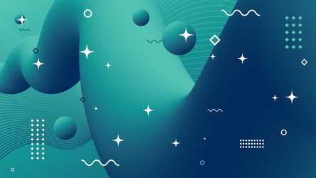 abstract geometric background of flowing element vector image