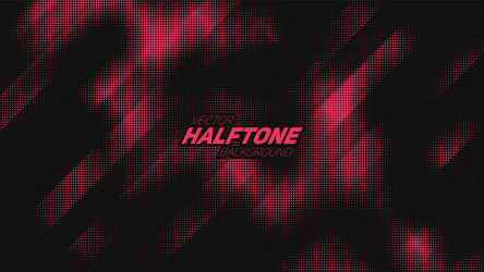 abstract torn red halftone background vector image