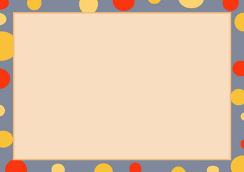 an abstract colorful circle on grey frame vector image