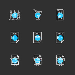 Candle juice mobile xlsx excel txt file pptx vector