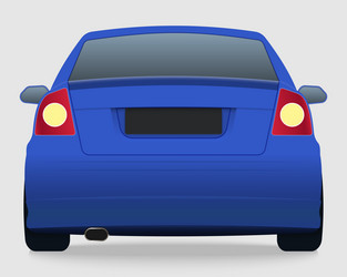 Car template on white background hatchback Vector Image