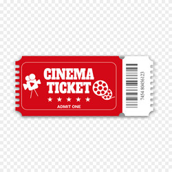 Cinema ticket Royalty Free Vector Image - VectorStock