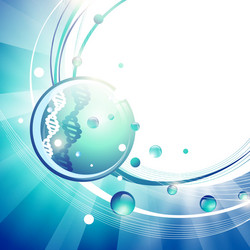 Genetic Helix Framework vector image
