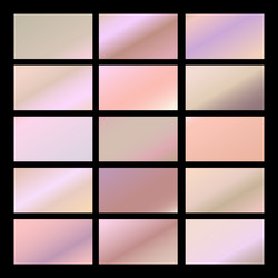 mobile screen lock display collection of colorful vector image