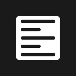 text dark mode glyph ui icon vector image