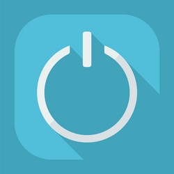 flat modern design with shadow icon player vector image