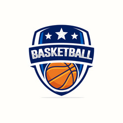 Basketball Logo Template - Modern Vector Image