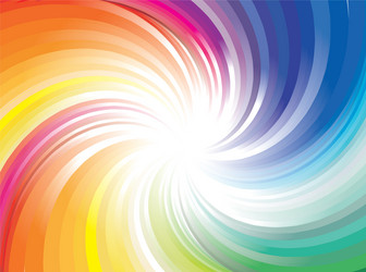 Explosion of rainbow ray lights Royalty Free Vector Image