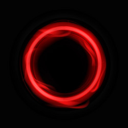 Red energy circle template round frame vector