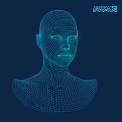 ai digital brain artificial intelligence concept vector image