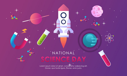 gradient science twitch background design template vector image