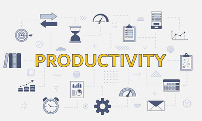 Hackathon concept with icon set big word Vector Image