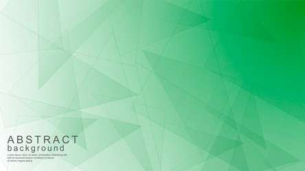 Abstract triangle design on gradient background vector
