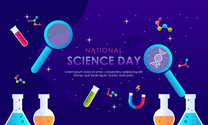 gradient science twitch background design template vector image