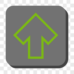 arrow up rounded square button vector image