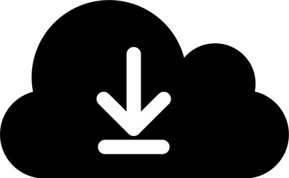cloud computing with arrows vector image