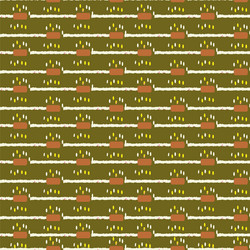 Orange dots seamless repeat pattern print vector
