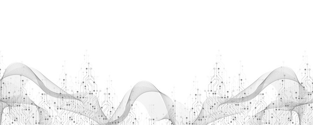 quantum computer technologies concept futuristic vector image