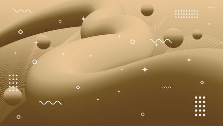 abstract modern background of flowing element vector image