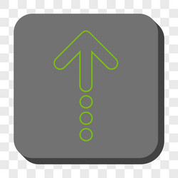 send up rounded square button vector image