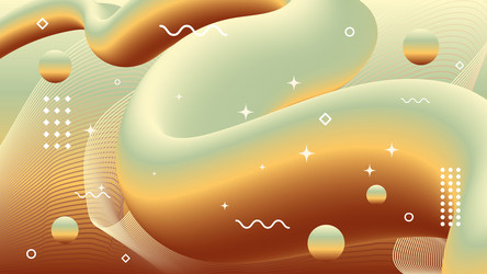 abstract modern background of flowing element vector image