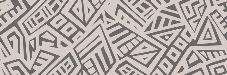 abstract seamless pattern in ethnic style vector image