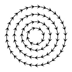 circular arrows chart icon set cursor vector image