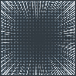 abstract halftone square background vector image