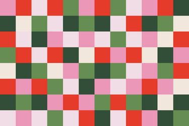 abstract square geometry pattern colorful mosaic vector image