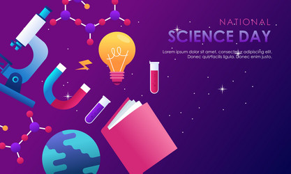 Gradient science twitch background design template vector