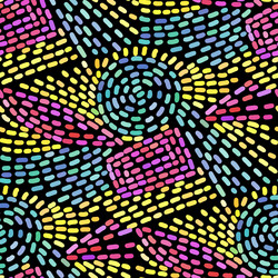 multi-color mosaic background seamless pattern vector image