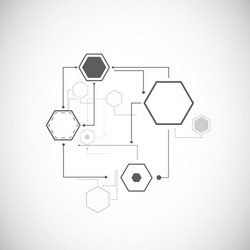 Abstract Technology Network vector image