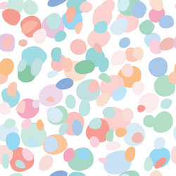 Colorful pastel print pattern with random shapes vector