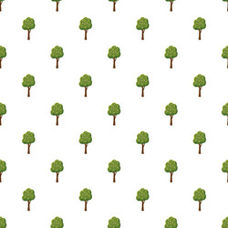 tree with flowers pattern vector image