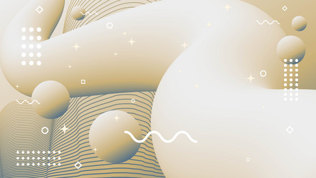 abstract modern background of flowing element vector image