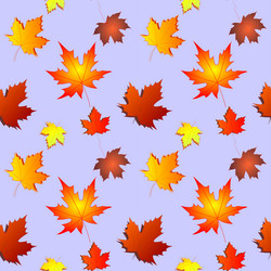 Autumn Maple Leaf Pattern vector