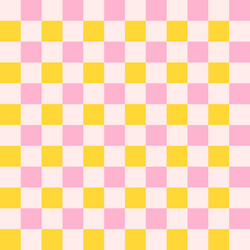 Checkerboard retro groovy square background vector